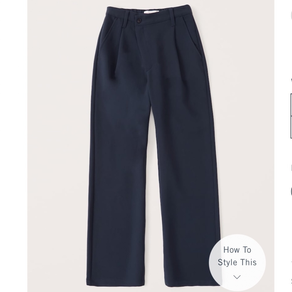 Abercrombie Tailored 90s Relaxed Pants